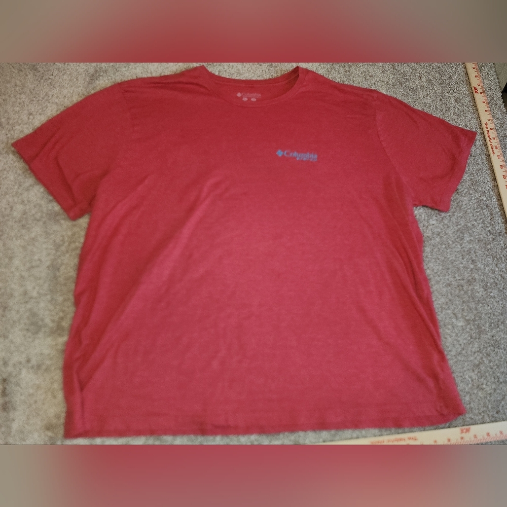 Preowned red Columbia PFG size 3x tshirt
